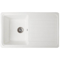 Кам'яна кухонна мийка Romzha Regula 76 Biela (102) Білий (RO47957)