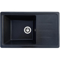 Каменная кухонная мойка Romzha Trei 71 Antracit (902) Антрацит (RO48098)