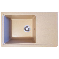 Каменная кухонная мойка Romzha Trei 71 Bezhvy (402) Бежевый (RO48099)