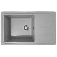 Каменная кухонная мойка Romzha Trei 71 Seda (602) Серый (RO48101)