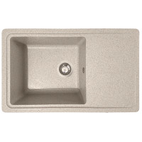 Каменная кухонная мойка Romzha Trei 71 Gri (802) Серый (RO48103)