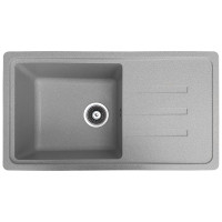 Каменная кухонная мойка Romzha Trei 78 Seda (602) Серый (RO47658)