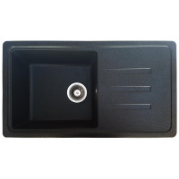 Каменная кухонная мойка Romzha Trei 78 Antracit (902) Антрацит (RO48102)