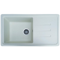 Каменная кухонная мойка Romzha Trei 78 Biela (102) Белый (RO49714)