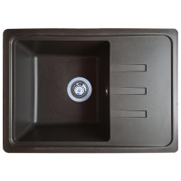 Каменная кухонная мойка Romzha Trei 62 Antracit (902) Антрацит (RO44645)