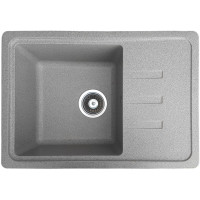 Каменная кухонная мойка Romzha Trei 62 Seda (602) Сірий (RO48097)