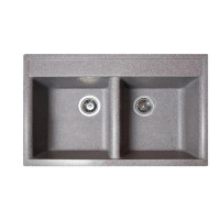 Кам'яна кухонна мийка Romzha Valuri 78-2D Maro (801) Маро (RO43475)