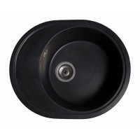 Кам'яна кухонна мийка Romzha Voce Antracit (901) Антрацит (RO43446)