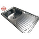 Кухонна мийка з нержавіючої сталі Romzha Anka Textura декор (RO47141)