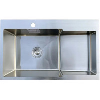 Кухонна мийка з нержавіючої сталі Romzha Arta Metric U-730L матова (RO47805)