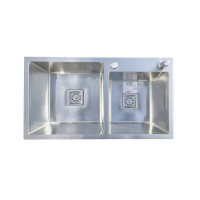 Кухонна мийка з нержавіючої сталі Romzha Arta Nova U-730D дозатор і корзина (RO43490)