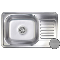 Кухонна мийка з нержавіючої сталі Romzha Bogna Textura декор (RO47894)
