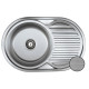 Кухонна мийка з нержавіючої сталі Romzha Dana Nova Textura декор (RO48486)