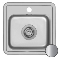 Кухонна мийка з нержавіючої сталі Romzha (Eko) Mala Satin матова (RO47125)