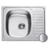 Кухонна мийка з нержавіючої сталі Romzha (Eko) Sims Satin матова (RO48658)