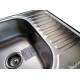 Кухонна мийка з нержавіючої сталі Romzha (Eko) Sims Satin матова (RO48658)