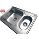 Кухонна мийка з нержавіючої сталі Romzha Fifika 1.5C Satin матова (RO44013)