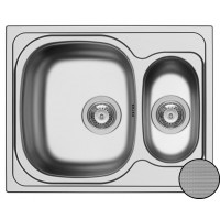 Кухонна мийка з нержавіючої сталі Romzha Fifika 1.5C Textura декор (RO44017)