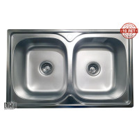 Кухонна мийка з нержавіючої сталі Romzha Fifika 2C Satin матова (RO44015)