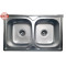 Кухонная мойка с нержавеющей стали Romzha Fifika 2C Textura декор (RO44016)