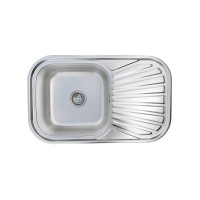 Кухонна мийка з нержавіючої сталі Romzha Liuba Satin матова (RO43435)