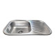 Кухонна мийка з нержавіючої сталі Romzha Liuba Textura декор (RO43436)