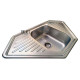 Кухонна мийка з нержавіючої сталі Romzha Meduza Textura декор (RO47137)