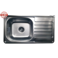 Кухонна мийка з нержавіючої сталі Romzha Milana Satin матова (RO48493) Кухонна мийка з нержавіючої сталі Romzha Milana Satin матова (RO48493)