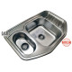 Кухонна мийка з нержавіючої сталі Romzha Rampa 1.5C Textura декор (RO49674)