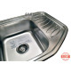 Кухонна мийка з нержавіючої сталі Romzha Rampa 1.5C Textura декор (RO49674)