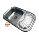 Кухонна мийка з нержавіючої сталі Romzha Stela Textura декор (RO48476)
