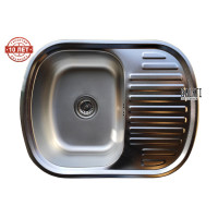 Кухонная мойка с нержавеющей стали Romzha Vayorika 1.0C Satin матовая (RO43426)