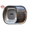 Кухонна мийка з нержавіючої сталі Romzha Vayorika 1.0C Satin матова (RO43426)