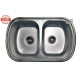 Кухонна мийка з нержавіючої сталі Romzha Vayorika 2C Satin матова (RO48489)