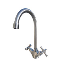 Кухонний змішувач Romzha Mitika Нержавіюча сталь (RO49646)