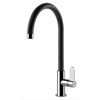 Кухонний змішувач Gessi Helium 60075#399 Матовий чорний/хром Кухонний змішувач Gessi Helium 60075#399 Матовий чорний/хром