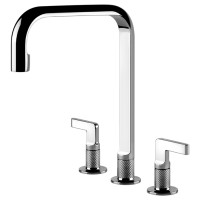Кухонний змішувач Gessi Inciso 58701#031 Хром, з двома важелями управління окремо