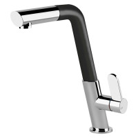 Кухонний змішувач Gessi Incline 50007#399 Матовий чорний/хром Кухонний змішувач Gessi Incline 50007#399 Матовий чорний/хром