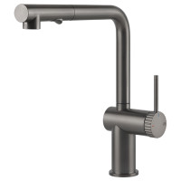 Кухонний змішувач Gessi Inedito 60457#126 Чорний метал брашований Кухонний змішувач Gessi Inedito 60457#126 Чорний метал брашований
