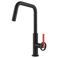 Кухонний змішувач Gessi Officine Volantino 60203#299 Матовий чорний Кухонний змішувач Gessi Officine Volantino 60203#299 Матовий чорний