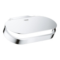 Держатель Grohe Selection для туалетной бумаги с крышкой Хром (41069000) Держатель Grohe Selection для туалетной бумаги с крышкой Хром (41069000)
