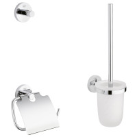 Набір аксесуарів 3 в 1 Grohe Essentials Хром (40407001)