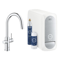 Система фильтрации воды Grohe Blue Home Стартовый комплект, C-излив, Хром, (31541000)