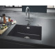 Кам'яна кухонна мийка Grohe Granite Black K700U 70-C 61/45. 7 1.0 (31655AP0) чорний граніт, під стільницю