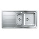 Кухонна мийка з нержавіючої сталі Grohe K500 60-S 97/50 1.5 REV (31572SD0) Нержавіюча сталь, матова