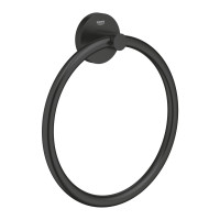 Кольцо Grohe Essentials для полотенца Черный матовый (1024612430) Кольцо Grohe Essentials для полотенца Черный матовый (1024612430)