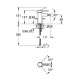 Смеситель для биде Grohe Essence S-Size Фантомный черный (24395KF1)