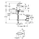 Смеситель для биде Grohe Eurosmart S-Size Хром (32929003)