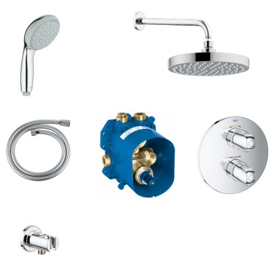 Grohe Grohtherm 1000 Набір для комплектації душа прихованого монтажу (3461400A)