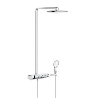 Душова система Grohe Rainshower System SmartControl 360 DUO з термостатом Хром, білий (26250lS0) Душова система Grohe Rainshower System SmartControl 360 DUO з термостатом Хром, білий (26250lS0)